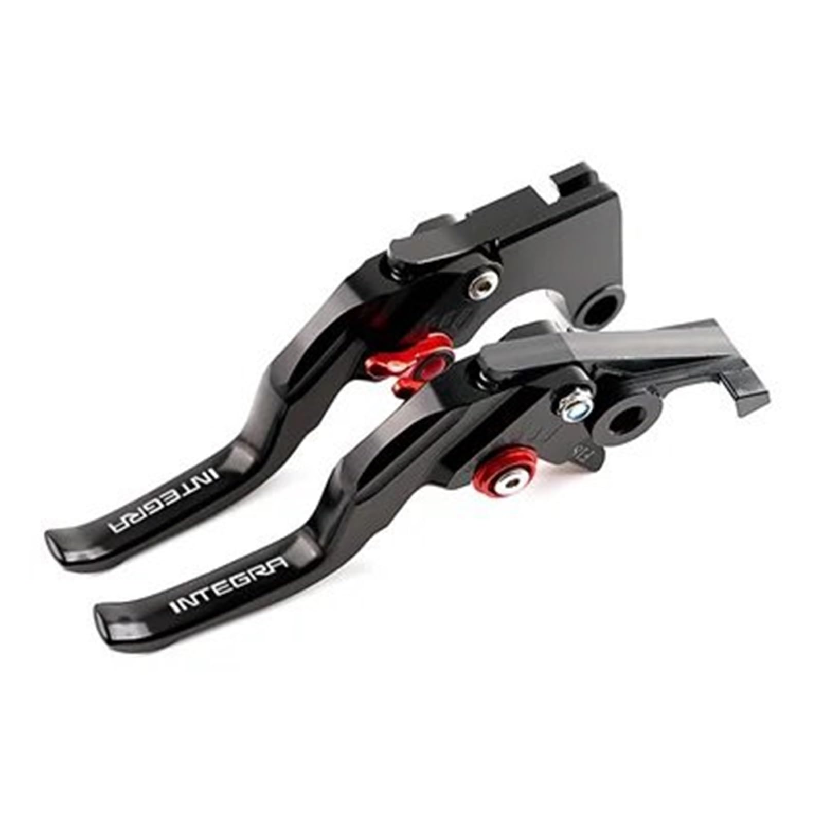 NDSEHNWMU CNC for Integra 700 750 DCT Motorcycle Adjustable Brake Clutch Levers Brake Levers Short Brake Clutch Levers Handle(Short Red)