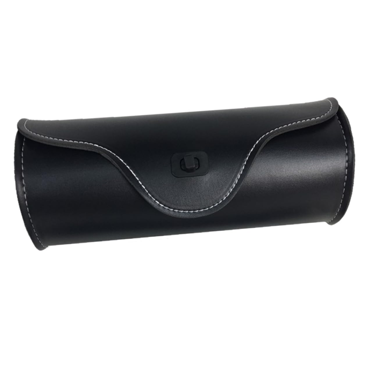 DECHOUS Motorcycle PU Leather Hanging Bag Versatile Gadget Case for Personal Items Tools Accessories Storage Durable Side Pouch for Various Motorbike Models Black