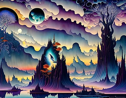 Affiches sur toile paysage noir et blanc 58x90 cm SERENDIPITP