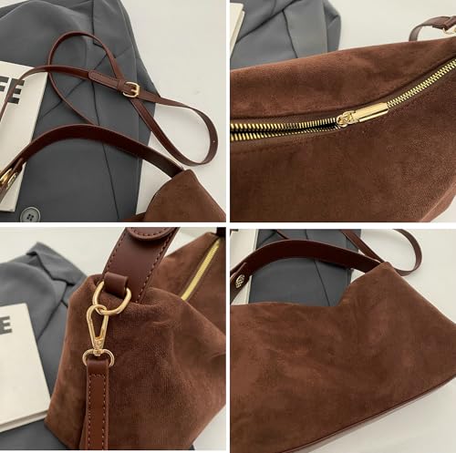 Bolso Slouchy Suede Cloud Hobo para mujer miniatura 6