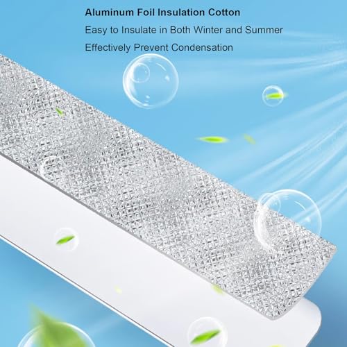 Deflettori d'aria da soffitto, deflettori d'aria regolabili per una migliore circolazione dell'aria in case, stanze e uffici