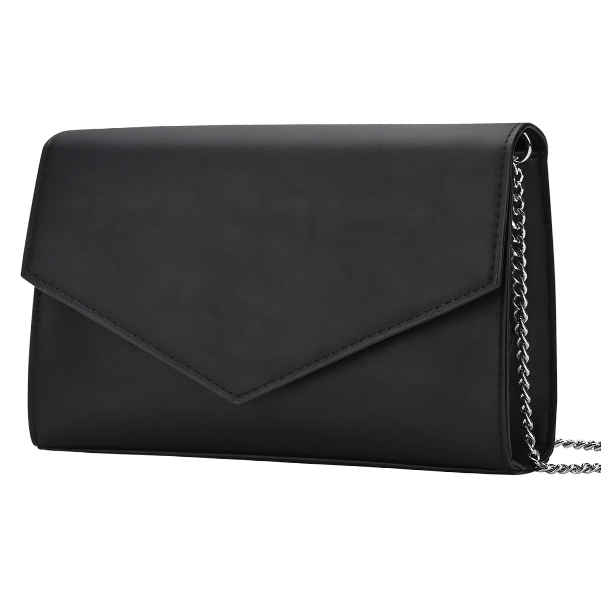 GM LIKKIE Clutch Purse for Women, Evening Envelope Clutch Bag, Crossbody Foldover PU Leather Shoulder Handbag