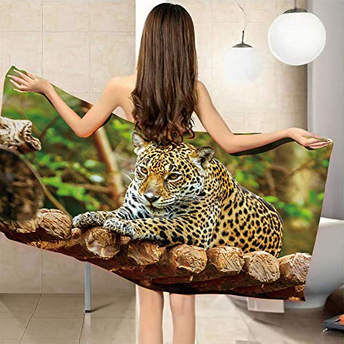 Asciugamano da Spiaggia Ghepardo Piscina Nuoto