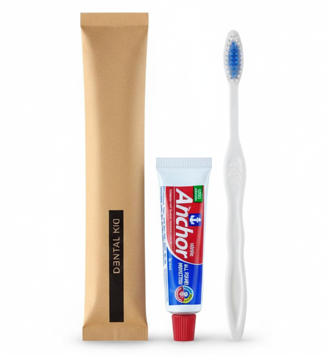 Clayherbs Pack-100 Kits Toothbrushes with Toothpaste (8g) | Disposable Travel Kit | Dental Kit In Bulk | Individually Wrapped | Hotels and Vacation Rentals | Homeless, Nursing