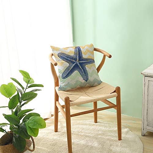 Cinnanal Kissenbezüge Orientalisch Kissenhülle Personalisiert Korallen-Seepferdchen Samt Zierkissenbezüge Für… – Bild 7