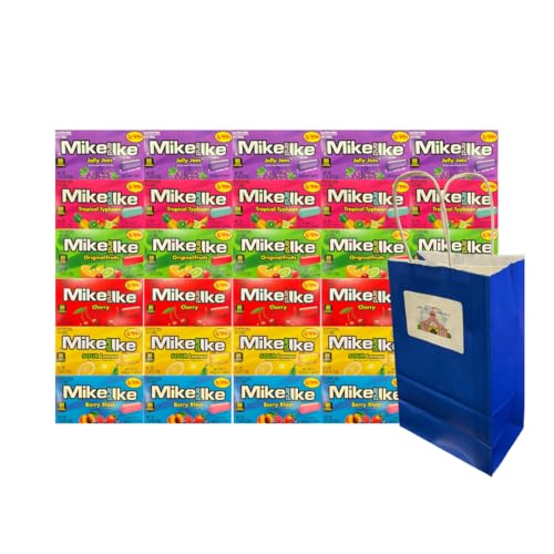 Variety Pack Mike and Ike Fruity Chewy Candy 30 Count