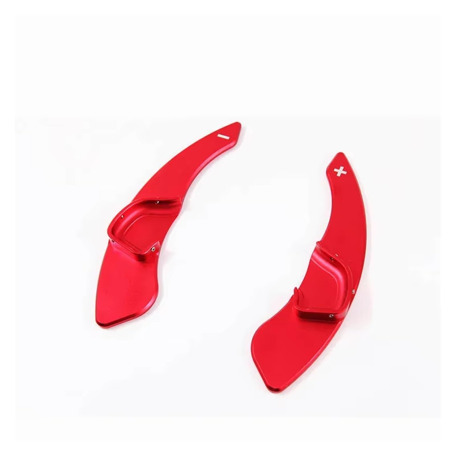 Yongewu Red Car Shift Paddle Compatible With Hyundai For Genesis For Coupe 2009-2011 Steering Wheel Shifter Extended Paddles Car Interior Styling(Red)