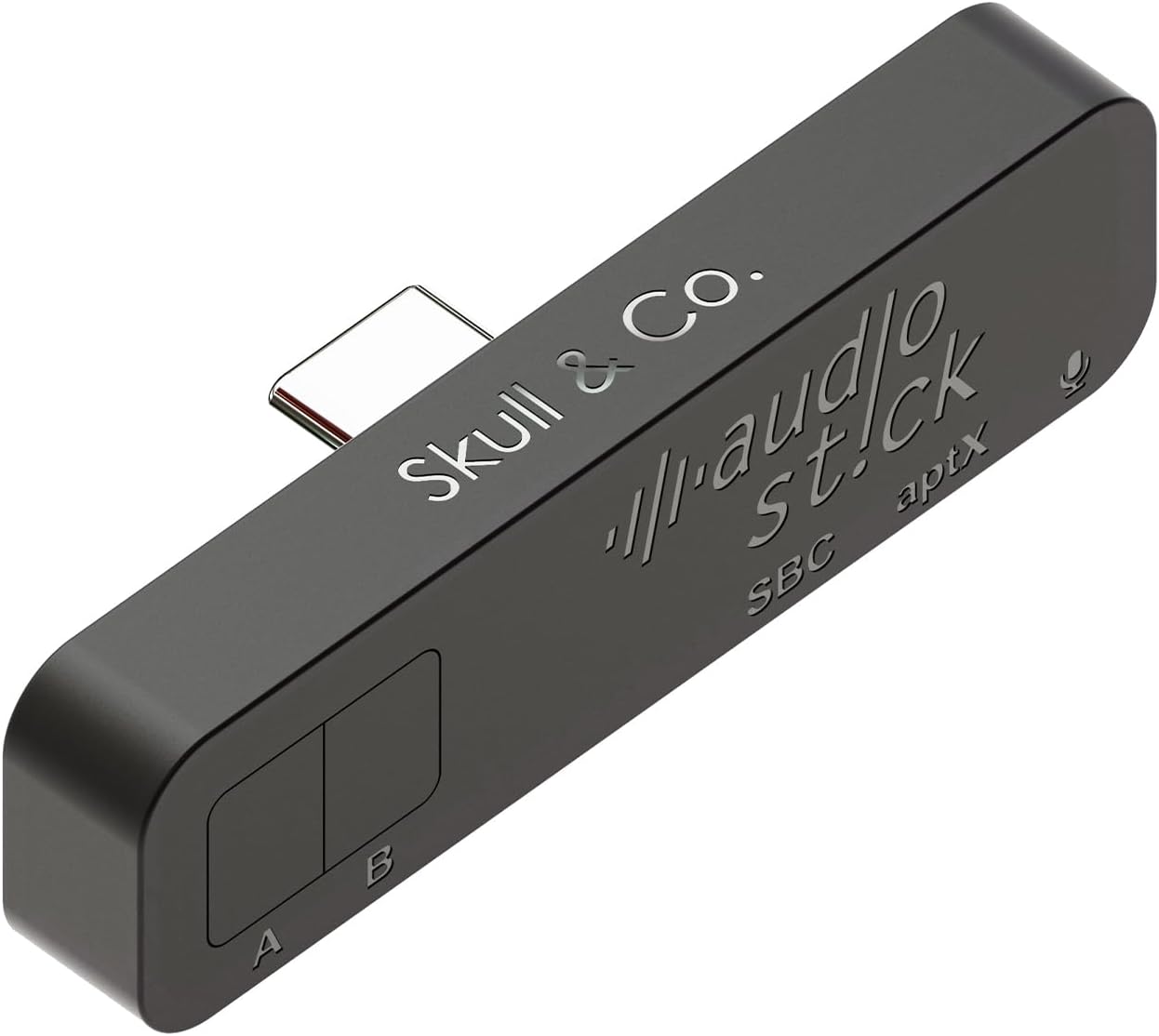 AudioStick Bluetooth 5.0 Wireless Audio Transmitter Adapter Low Latency for PS5 / PS4, Nintendo Switch/Lite/Other Devices, Optimised for AirPods/Pro - Black