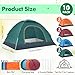 Woanger 10 Pack 10/16 Pack Bulk 2 Person Camping Tents for Homeless Lightweight Tent with Rain Fly and Carrying Bag Waterproof Windproof Setup Pop Up for Camping Backpacking Donation (Multicolor)