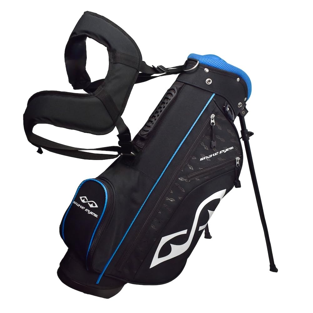 Snake Eyes Golf LH Junior Boys 6-Piece Set Ages 6-8 Black/Blue (Left Handed)