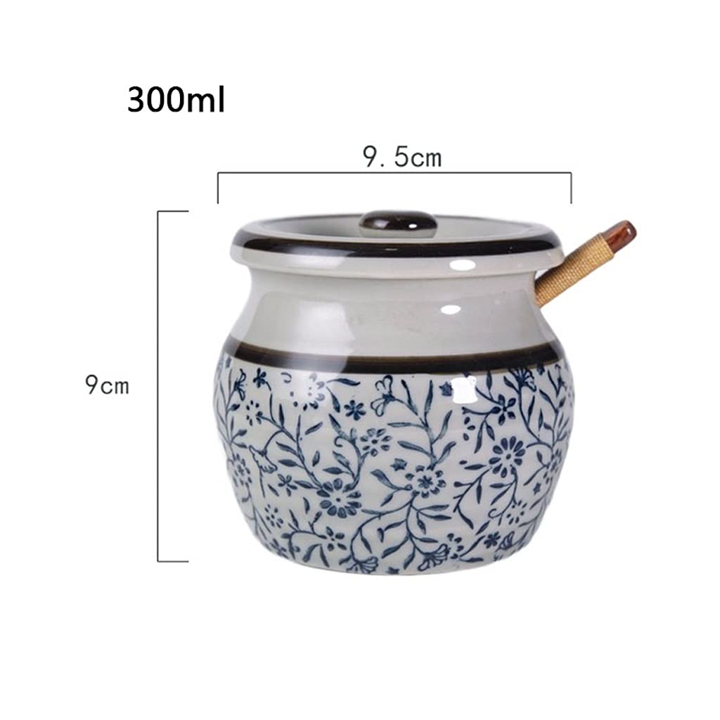 Set di contenitori per condimenti, Contenitore per condimenti in Ceramica da Cucina, Scatola per condimenti per Uso Domestico, Set di contenitori per spezie, zu,D
