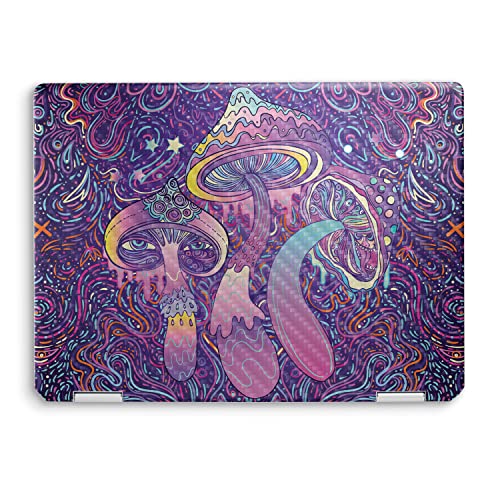 Image of MightySkins Carbon Fiber Skin Compatible with HP Spectre x360 14 inch (2022) Full Wrap Kit - Bad Trip | Protective, Durable Textured Carbon Fiber Finish | Easy to Apply | Made in The USA