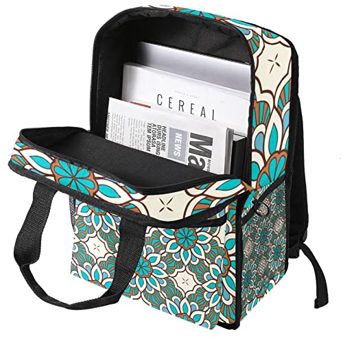 Sac à dos garçon carlin à rayures bleues et blanches taille unique