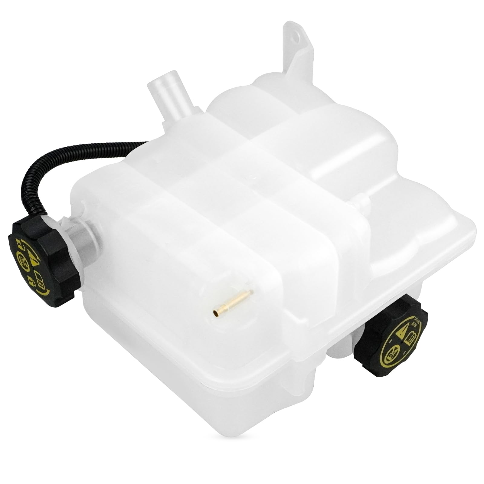84257137 603-009 Engine Coolant Reservoir Tank W/Cap, Hose & Sensor Compatible with 2017-2024 Chevrolet Silverado 3500 4500 5500 6500 HD V8 6.6L, 2017-2019 GMC Sierra 2500 3500 HD V8 6.6L