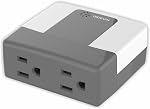 GIDEON Refrigerator Surge Protector, 2-Outlet Multi-Function Plug with Protection, Heavy Duty Appliance Voltage & Surge Protector for Refrigerator, Air Conditioner, Washing Machine, 15A 525J 1800W