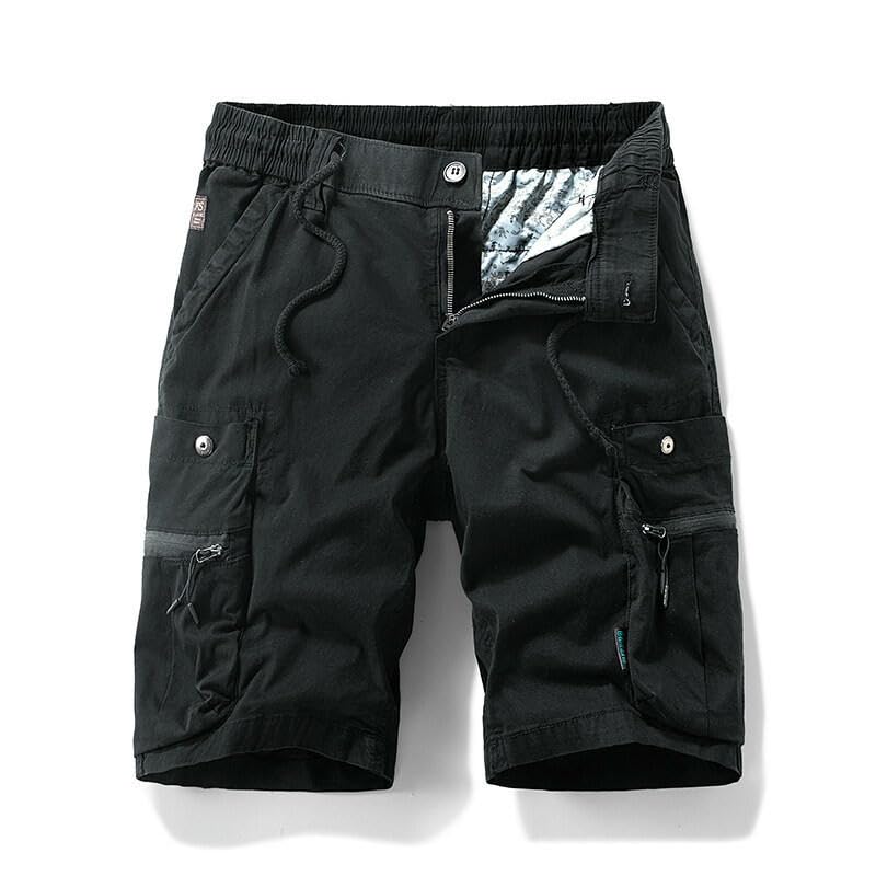 Short à cinq points décontracté pour homme en coton léger