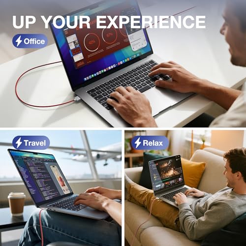 Câble magnétique 3 USB-C compatible MacBook Air Pro M4 M3 M2 140W