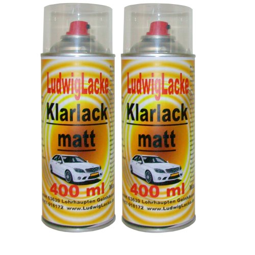 LudwigLacke 2 Klarlackspray matt 400 ml je Spraydose