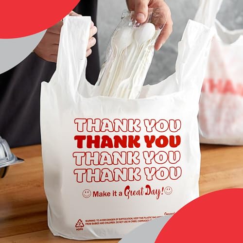Concession Essentials CE-THANKYOUBAGS-200CT Thank You Bags Pack Of 200Ct thumb #4