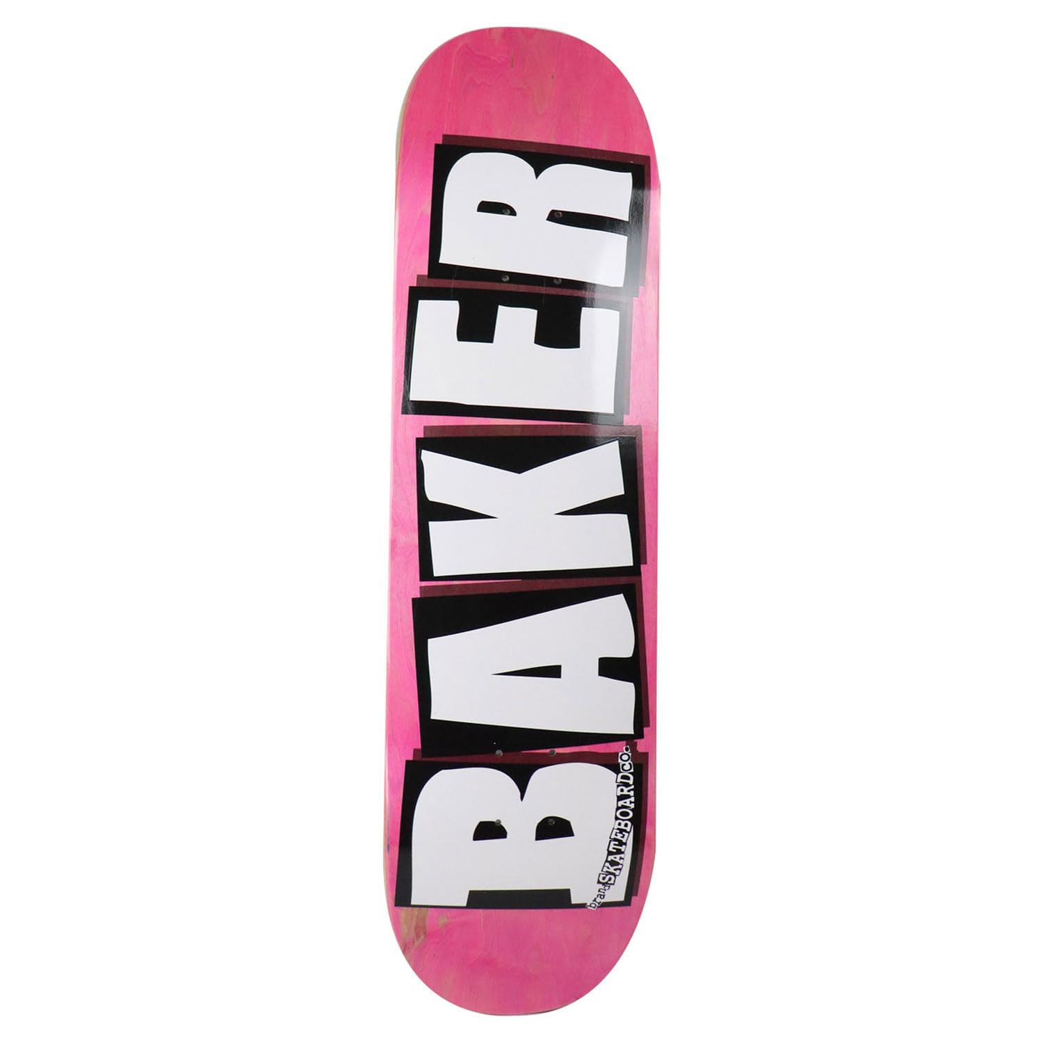 Baker Skateboard Deck Logo Veneers B2 Pink 8.25