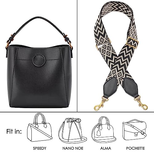 Image of Purse Strap Replacement Crossbody Wide Shoulder Strap Adjustable Canvas Straps Handbag Strap Replacement Belts