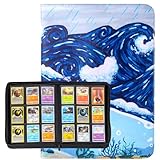 Espace pour jusqu'à 360 cartes – 20 pages fixes à 9 poches intégrées pour les TCG comme Pokémon, Magic, Yu-Gi-Oh!, One Piece et plus encore