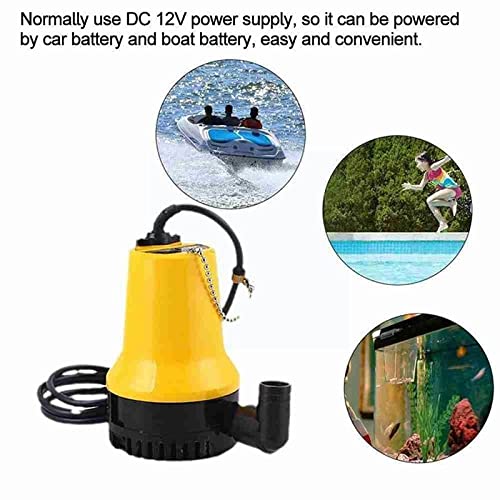 Amazon.co.jp: 電動水中ポンプ DC 12V水中水ポンプ162.0gph 6000L / H