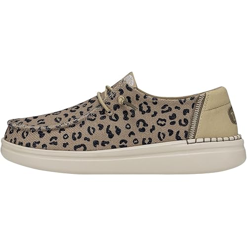 Hey Dude Women's Wendy Rise Peacock | Women’s Shoes | Women’s Lace Up Loafers | Comfortable & Light-Weight