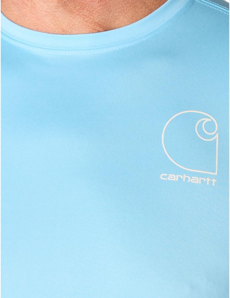 Carhartt Men's Force Sun Defender Lightweight Short-Sleeve Logo Graphic T-Shirt