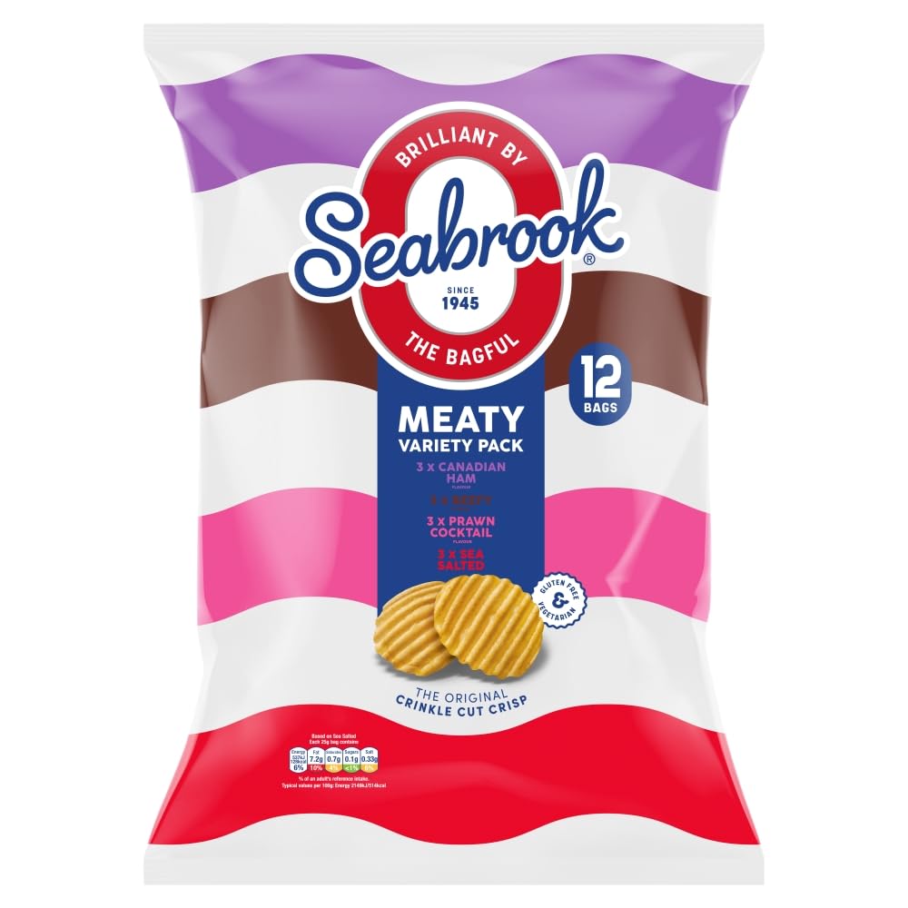 Seabrook Meaty Variety, 12 x 25g