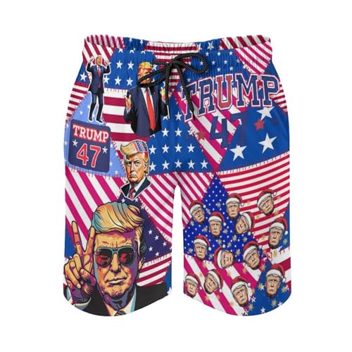Men's Sports Beach Pants Trump Swim Trunks Cool Walk Short Soft Quick Dry Beach Shorts3