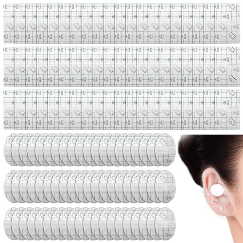 120 Piezas Orejeras para Ducha,Orejeras impermeables,Pegatinas Impermeables para los Oídos,Tapones para los Oídos Impermeables,para Adultos y Adolescentes Natación Ducha Baño Deportes Acuáticos