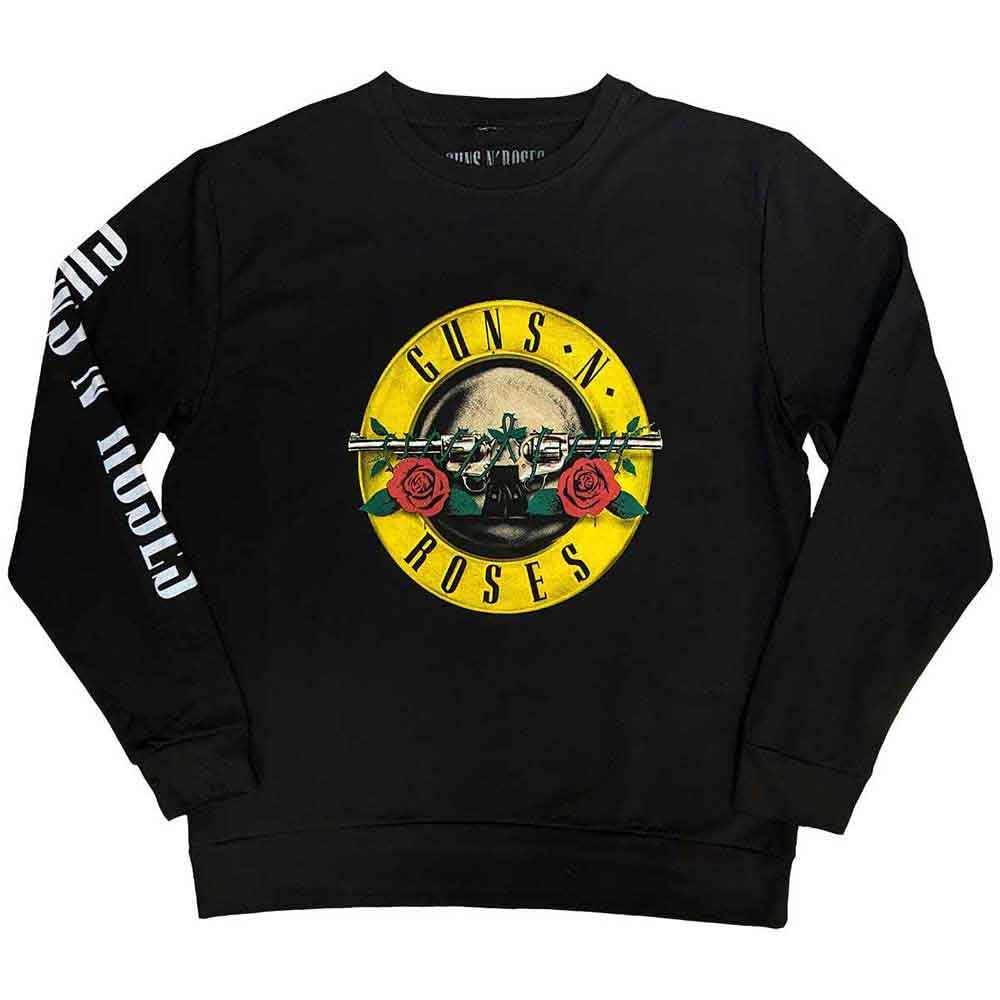 Rock Off officially licensed products Guns N' Roses Classic Pistols Logo Sweatshirt S
