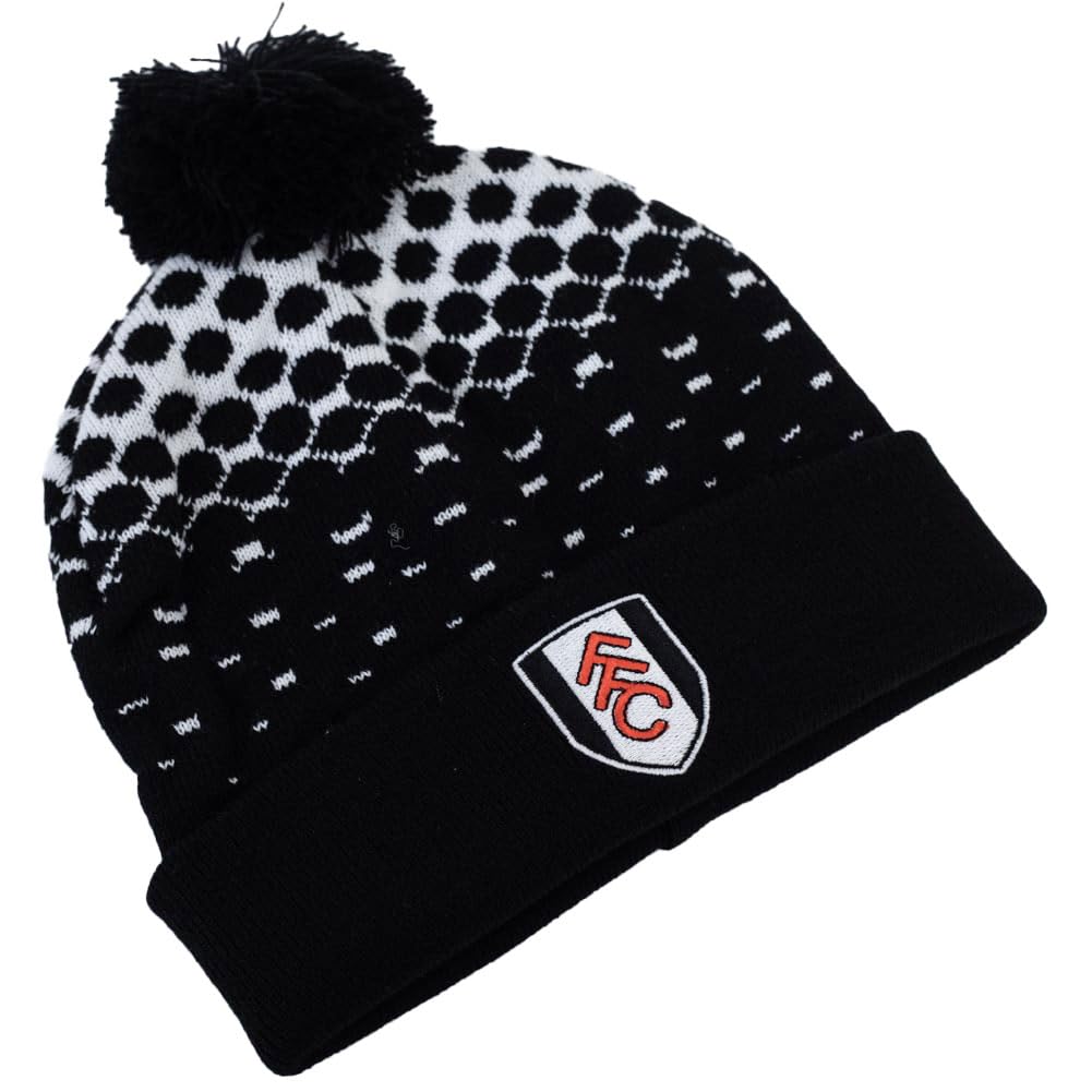 Fulham Fc Fade Ski Hat One Size Polyester Men's White