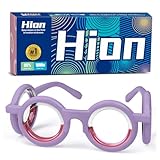 Hion Motion Sickness Glasses,Relieve Carsickness Airsickness Seasickness Glasses,Ultra-Light Portable Nausea Vertigo Glasses, No Lens Liquid Glasses for Adults or Kids(Violet-1Pair)