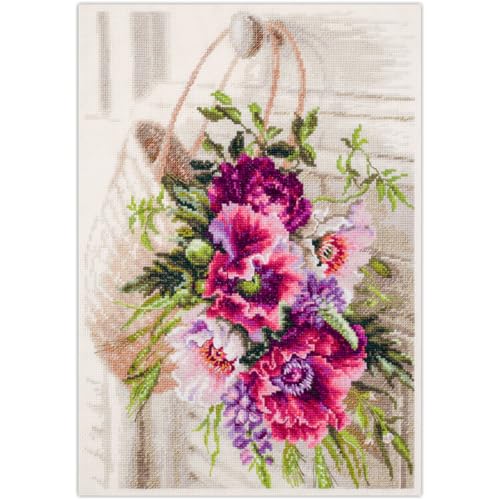 Broderie point de croix Bonjour Chéri kit Zweigart pour salon cosy