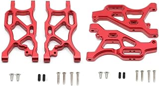 C31449RED Alloy Front & Rear Lower Arms for Arrma 1/8 Typhon 1/7 Limitless & Infraction 6S