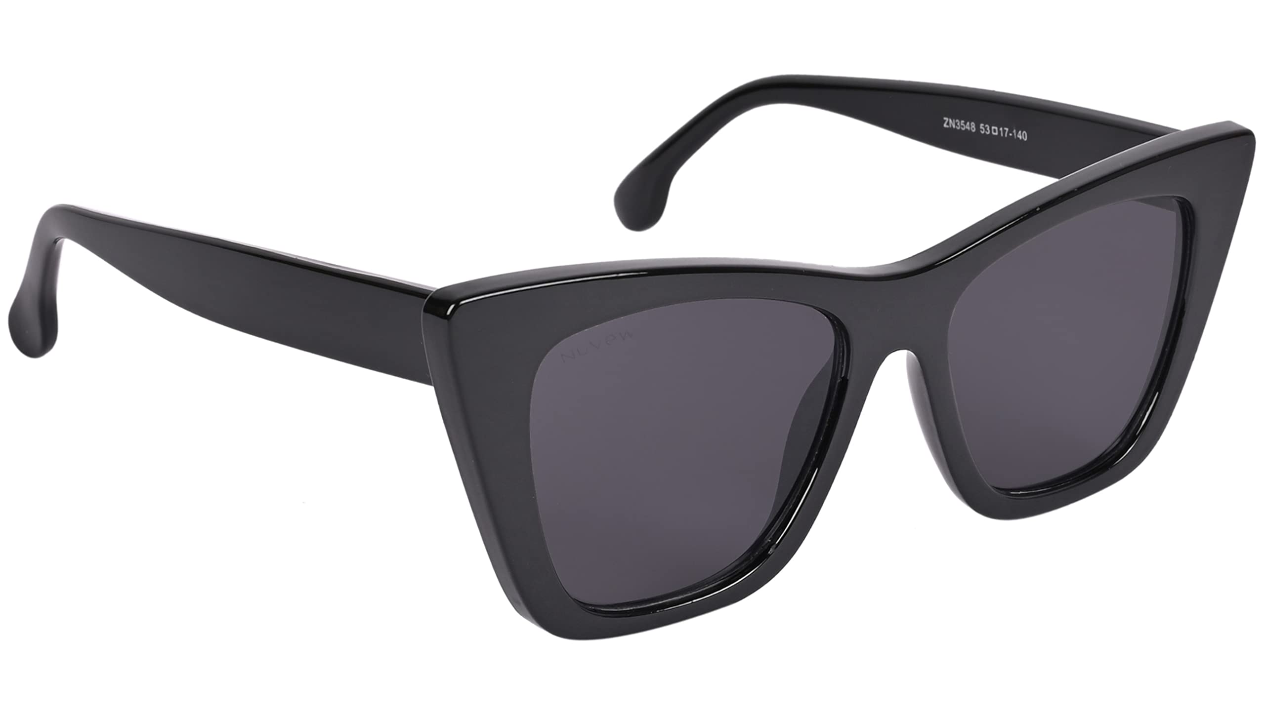 nuvew UV Protected Retro Cat eye/Wayfarer Sunglasses for Men & Women (NW-3548-32)-picture-13