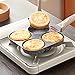 Cookware,Saucepan 4 Holes Egg Frying Pan Home Hamburger Nonstick Pot Wood Grain Handle Cooking Kitchen Tools for Gas Stove