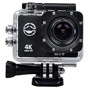 Drumstone Ultra HD 4K WiFi Action Waterproof Sport Camera with 2 Inch LCD Screen