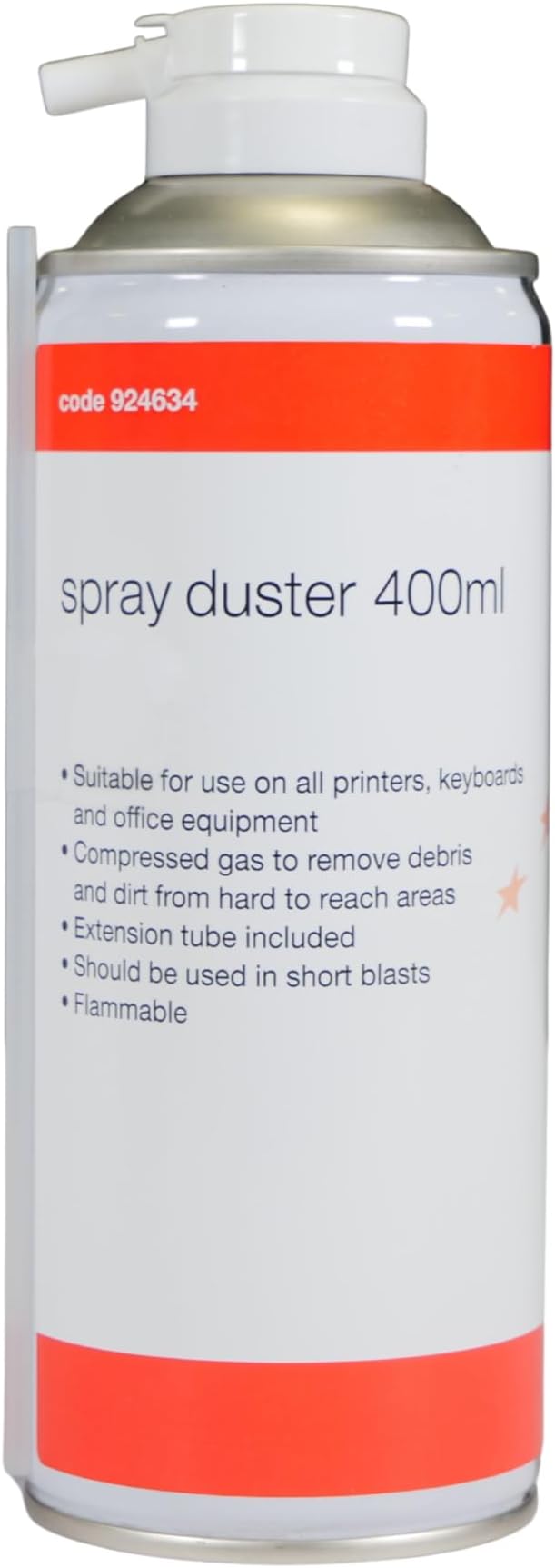 5 Star Spray Duster Can 400ml, White