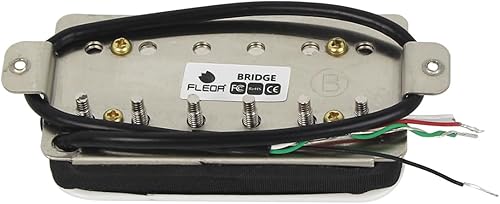 Miniatura 32 de FLEOR Guitarra Eléctrica Humbucker Pastillas Bridge Alnico 5 Pickup Negro