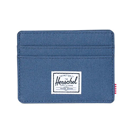Herschel mens Charlie Rfid Card Case Wallet, Navy, One Size