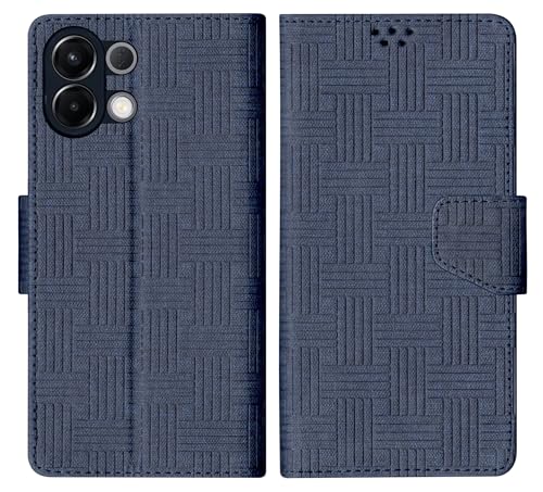 Image of SBMS Flip Cover for Oppo K13 5G Back Cover Case with Magnatic Closure | Inbuilt Stand | Card & Money Pocket (MatBlue)