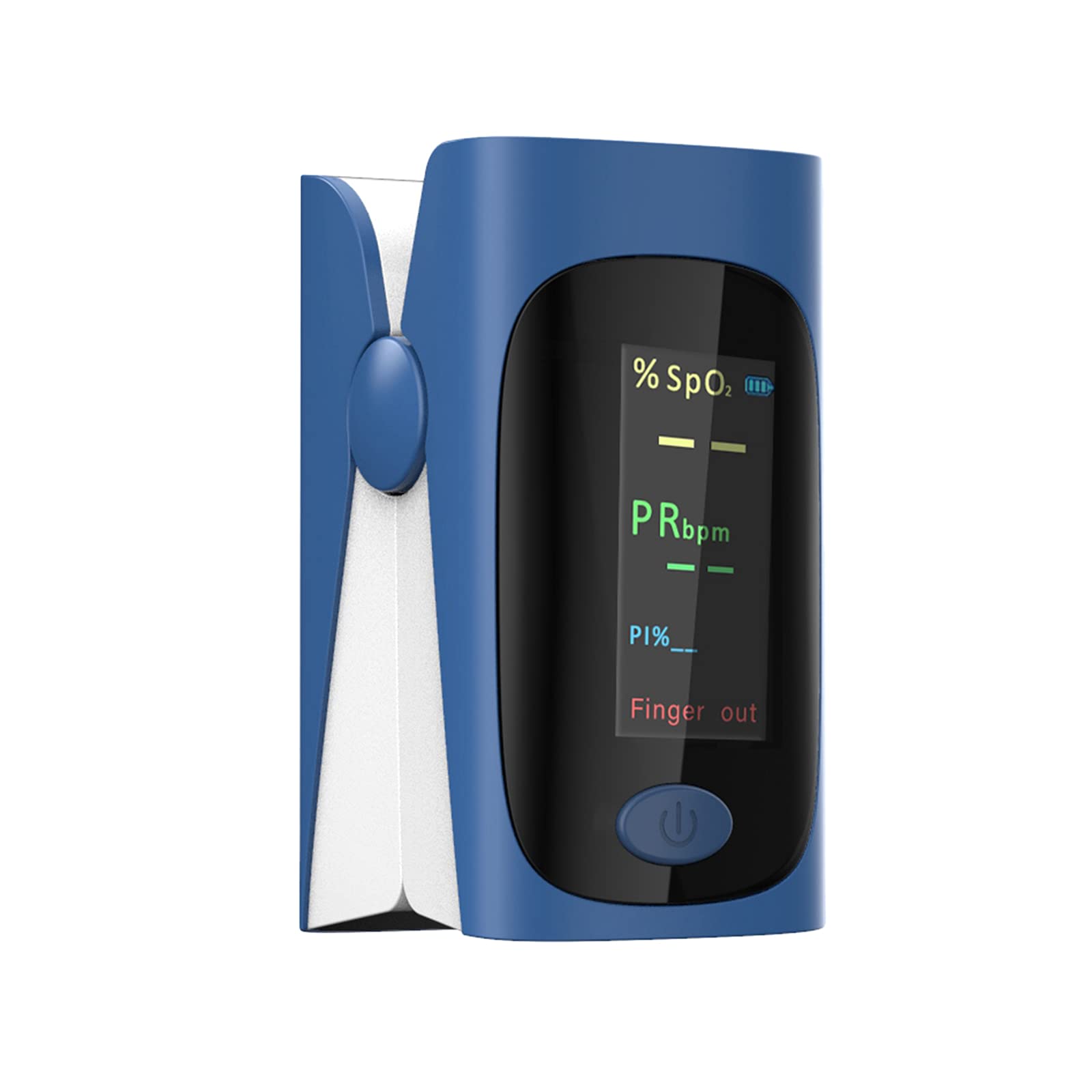 Finger Tip Pulse Oximeter Blood Oxygen Saturation Meter SpO2 Heart Rate Blue-image-20