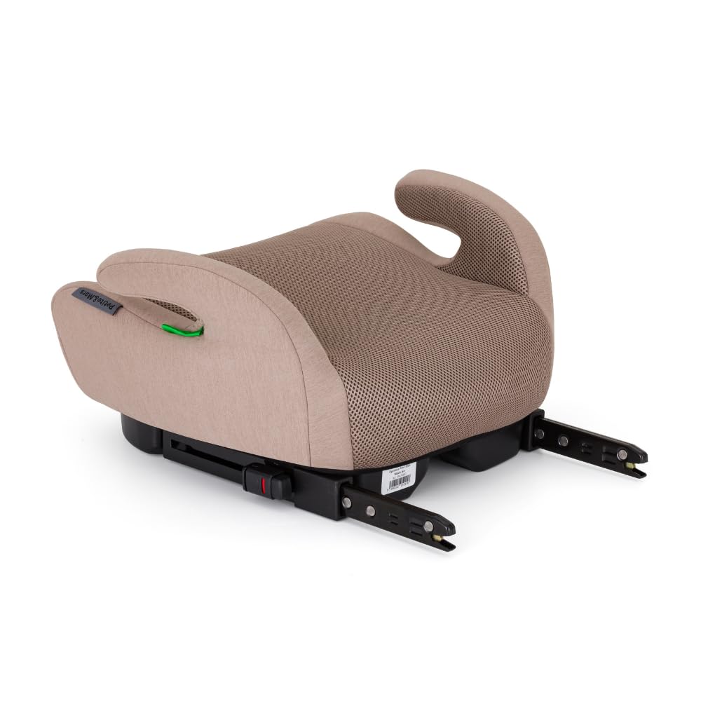 PETITE&MARS Autositzunterlage Optimus Pro i-Size 125–150cm 22–36 kg Autositz * Kindersitz leicht * Sitzerhöhung * Kindersitzunterlage * Kindersitzerhöhung mit ISOFIX * Gruppe 2 und 3 (braun)