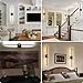 iThird Battery Operated Wall Sconces Set of 2: 10000mAh Rechargeable Wall Lights with Remote Control, 360° Rotate Wireless Wall Scone Decor for TV/Mirror Bedroom Living Room, 31.5 Inch, Black