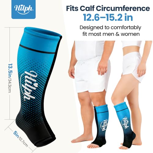 Image of Hilph Full Calf & Foot Ice Pack Wrap, Extended Leg to Foot Ice Cold Sock