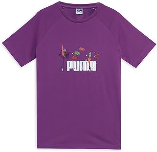 Puma Boy's Cartoon Regular Fit T-Shirt Price In India
