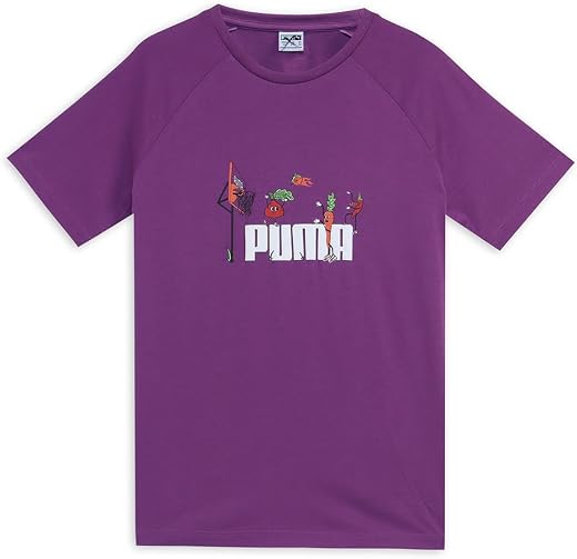 Puma Boy's Cartoon Regular Fit T-Shirt